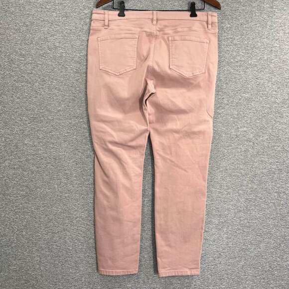 Buffalo David Bitton Jeans Women 12/32 Pink Aubrey Mid Rise Stretch Ankle Grazer - Picture 14 of 14